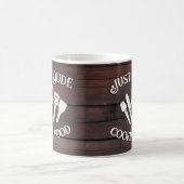 Rustieke Funny Cooking Gift Mannen-'Dude Cooking F Koffiemok (Center)