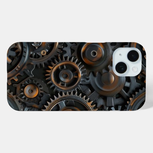 Rustieke Gearworks telefoonhoes Case-Mate iPhone Case (Achterkant (horizontaal))