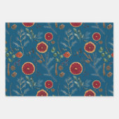 Rustieke gedroogde Botanicals Woody Winter Holiday Inpakpapier Vel (Voorkant 2)