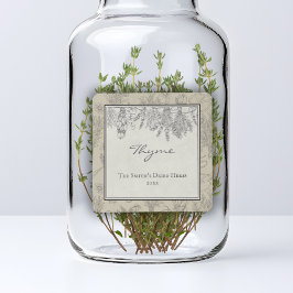  rustieke gedroogde kruiden Custom Family Mason Ja Labels