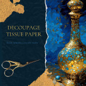  rustieke geest fles Stilllife Decoupage Tissuepapier