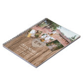 Rustieke Gegraveerde Hart Trouw Bruidscadeau FOTOS Notitieboek (Linkerzijde)