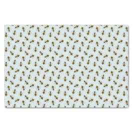Rustieke geïllustreerde Bumble Bee Gift Wrap Tissuepapier