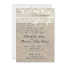 Rustieke geïnspireerde bruiloft uitnodiging