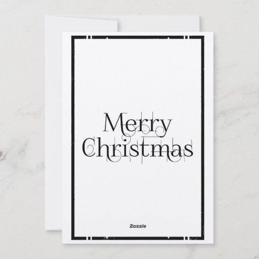 rustieke geïnspireerde poedel kerst Kaart (Achterkant)