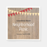 Rustieke Gele Plaid Buurt Picknick