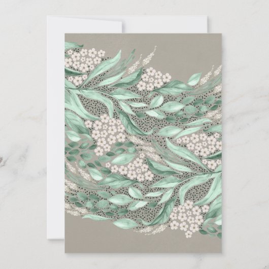 Rustieke Gelofte Vernieuwing Bruiloft Jubileum Gro Kaart (Achterkant)