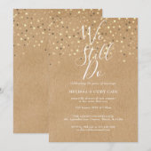 Rustieke gelofte vernieuwing we doen nog steeds go kaart (Voorkant / Achterkant)