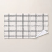 Rustieke geometrische moderne minimalistische plai bad handdoek (Handdoek)