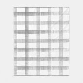 Rustieke geometrische moderne minimalistische plai fleece deken (Voorkant)