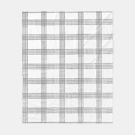 Rustieke geometrische moderne minimalistische plai fleece deken