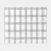 Rustieke geometrische moderne minimalistische plai fleece deken (Voorkant (Horizontaal))