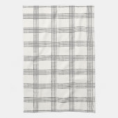 Rustieke geometrische moderne minimalistische plai theedoek (Verticaal)