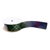 Rustieke geruite Clan Sutherland Elegant Tartan Satijnen Lint (Spoel)
