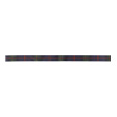 Rustieke geruite elegante clan Malcolm Tartan Satijnen Lint (Voorkant)