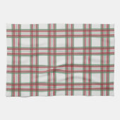 Rustieke geruite kerst keukenhanddoek (Horizontaal)
