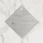 Rustieke Gesneden Hart Beginletters Berkenboom Tro Bedankjes Labels (Achterkant)