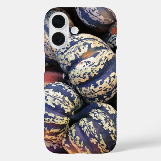 Rustieke gestreepte pompoenen Case-Mate iPhone case (Achterkant)