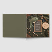 Rustieke Gevist-Thema Baby boek keepsake (Volledig)