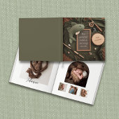 Rustieke Gevist-Thema Baby boek keepsake