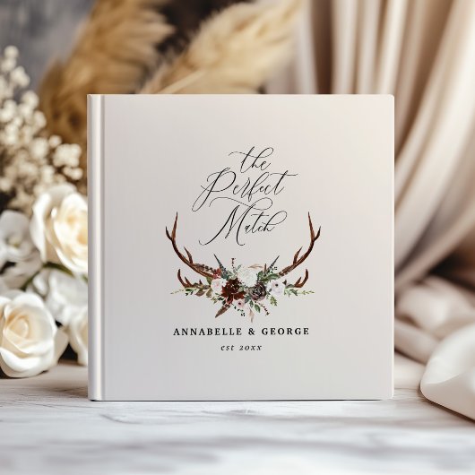 Rustieke Geweibloem Bruiloft Boho Bos Gast B Gastenboek