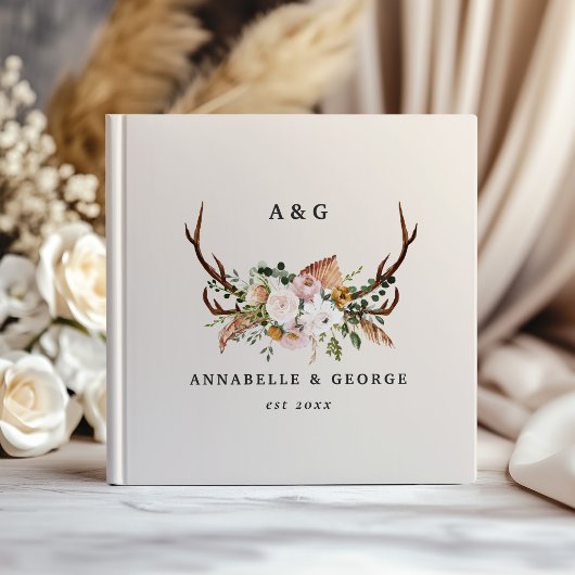 Rustieke Geweibloem Bruiloft Boho Bosland Gastenboek