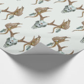 Rustieke geweien Native American Cadeaupapier (Hoek)