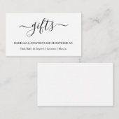 Rustieke Gift Registry Invoegen / Uitnodigingsbijl Informatiekaartje (Voorkant / Achterkant)