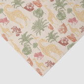 Rustieke Giraffe Floral Tissuepapier (Detail)