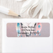 Rustieke Glam Boho Bloemkoe Koeland Landelijke Fee Etiket (Insitu)
