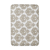 Rustieke Glamour Jute Royal Damast Chic Modern Badmat (Voorkant Verticaal)