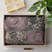 Rustieke Glow Lantaarn Stof Roze Mauve Rozen Tissuepapier (Geschenk)