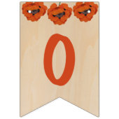 Rustieke God zegene doop communie rode papaver mei Vlaggetjes (Tweede vlag)