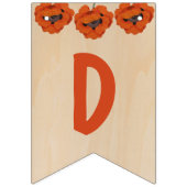 Rustieke God zegene doop communie rode papaver mei Vlaggetjes (Derde vlag)