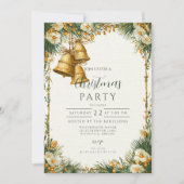 Rustieke Golden Bells vakantie vieren Kaart (Voorkant)