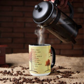 Rustieke Golden Herfst esdoorn Inspirerend Mok