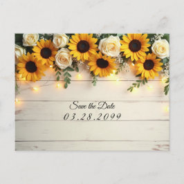 Rustieke Golden Hour bijeenkomsten Feestdagenkaart