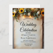 Rustieke Golden Hour bijeenkomsten Kaart (Voorkant / Achterkant)