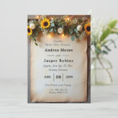 Rustieke Golden Hour bijeenkomsten Kaart (Staand voorkant)