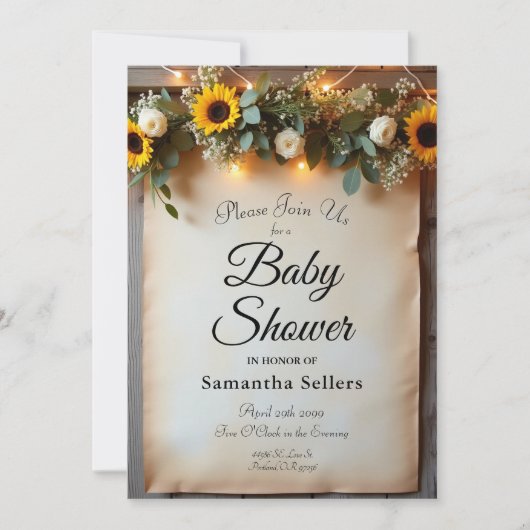 Rustieke Golden Hour bijeenkomsten Kaart (Voorkant)