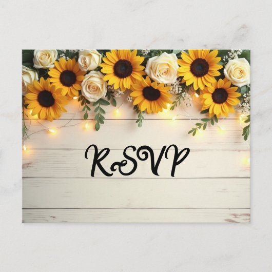 Rustieke Golden Hour bijeenkomsten Uitnodiging Briefkaart (Voorkant)