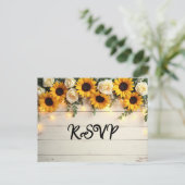 Rustieke Golden Hour bijeenkomsten Uitnodiging Briefkaart (Staand voorkant)