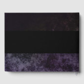 Rustieke Gotische Donkere Achtergrond Huwelijk Gastenboek (Achterkant)