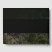 Rustieke Gotische Donkere Achtergrond Huwelijk Gastenboek (Achterkant)