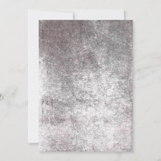 Rustieke Gotische Kleuren Halloween Bruids Brunch Kaart (Achterkant)