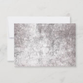 Rustieke Gotische Kleuren Halloween Bruiloft QR Co RSVP Kaartje (Achterkant)