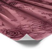 Rustieke Gotische Skeleton Wedding Poster (Hoek)