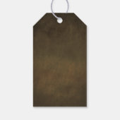  rustieke gouden eiken boom bruiloft dank u cadeaulabel (Achterkant)