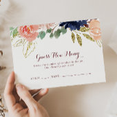 Rustieke gouden kalligrafie raden hoeveel spel Kaa Visitekaartje