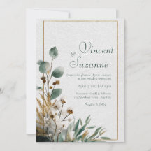 Rustieke Gouden Lijst Eucalyptus Orchidee Botanisc